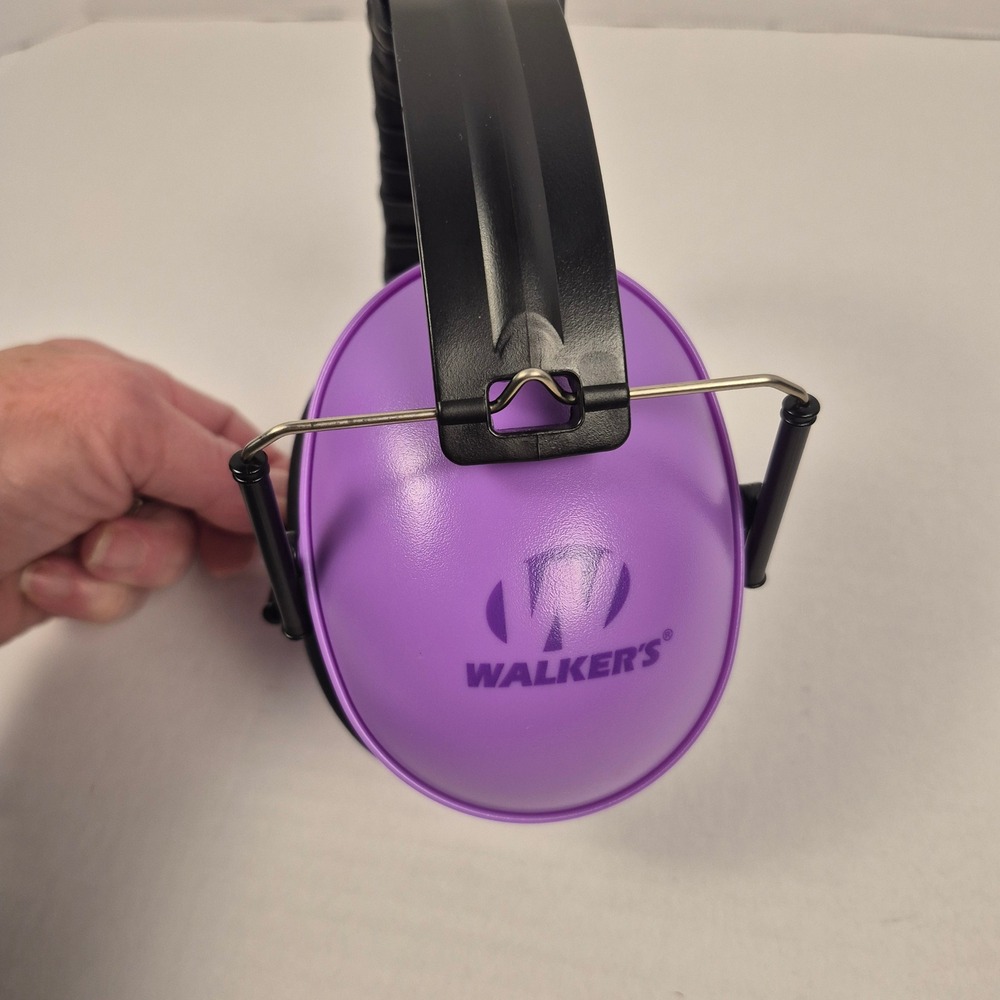 Walker's Purple Youth Women‎ Hearing Protection Earmuffs NRR 23dB Folding